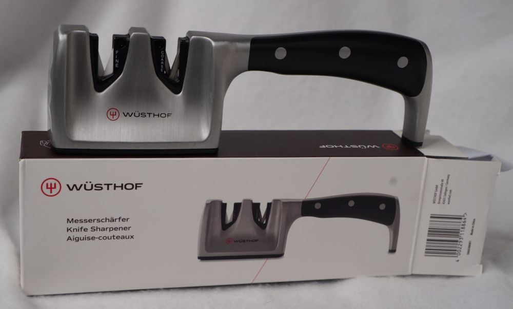 Wüsthof Classic Ikon 2-Stage Handheld Knife Sharpener - Model 3050388001 - NEW